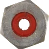 #8-32 Thread, 11/32" Wide x 7/32" High, Brass Self Sealing Hex Jam Nut