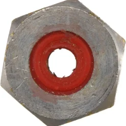 #8-32 Thread, 11/32" Wide x 7/32" High, Brass Self Sealing Hex Jam Nut