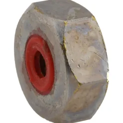 #8-32 Thread, 11/32" Wide x 7/32" High, Brass Self Sealing Hex Jam Nut