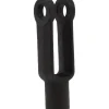 3/8-24 Thread, 7/8" Yoke Width, Carbon Steel, Tapped Yoke