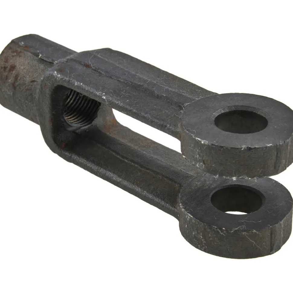 3/4-16 Thread, 1-1/2" Yoke Width, Carbon Steel, Tapped Yoke
