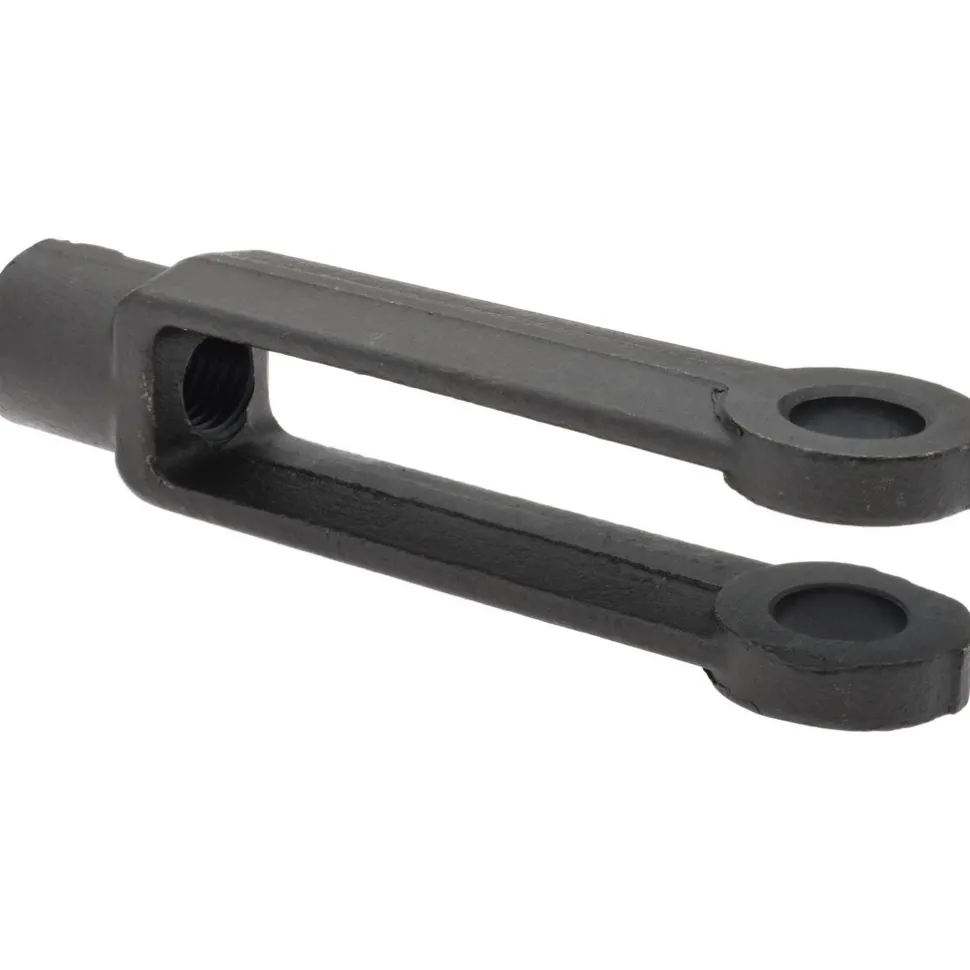 3/4-10 Thread, 1-5/8" Yoke Width, Carbon Steel, Tapped Yoke