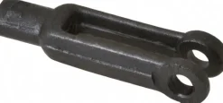 10-32 Thread, 7/16" Yoke Width, Carbon Steel, Tapped Yoke