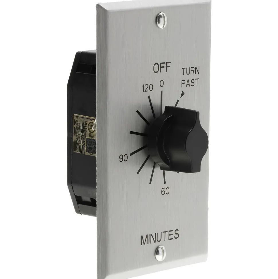 Timers: Timer Type: Countdown Timer; Recommended Environment: Indoor; Timing Range: 2 hr; Minimum On/Off Time: 10 min