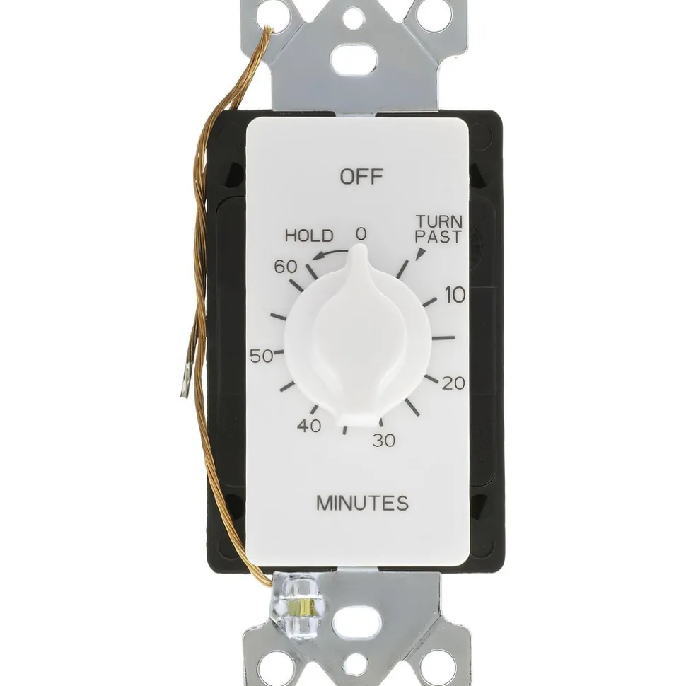 Timers: Timer Type: Countdown Timer; Recommended Environment: Indoor; Timing Range: 0 min - 60 min; Minimum On/Off Time: 5 min