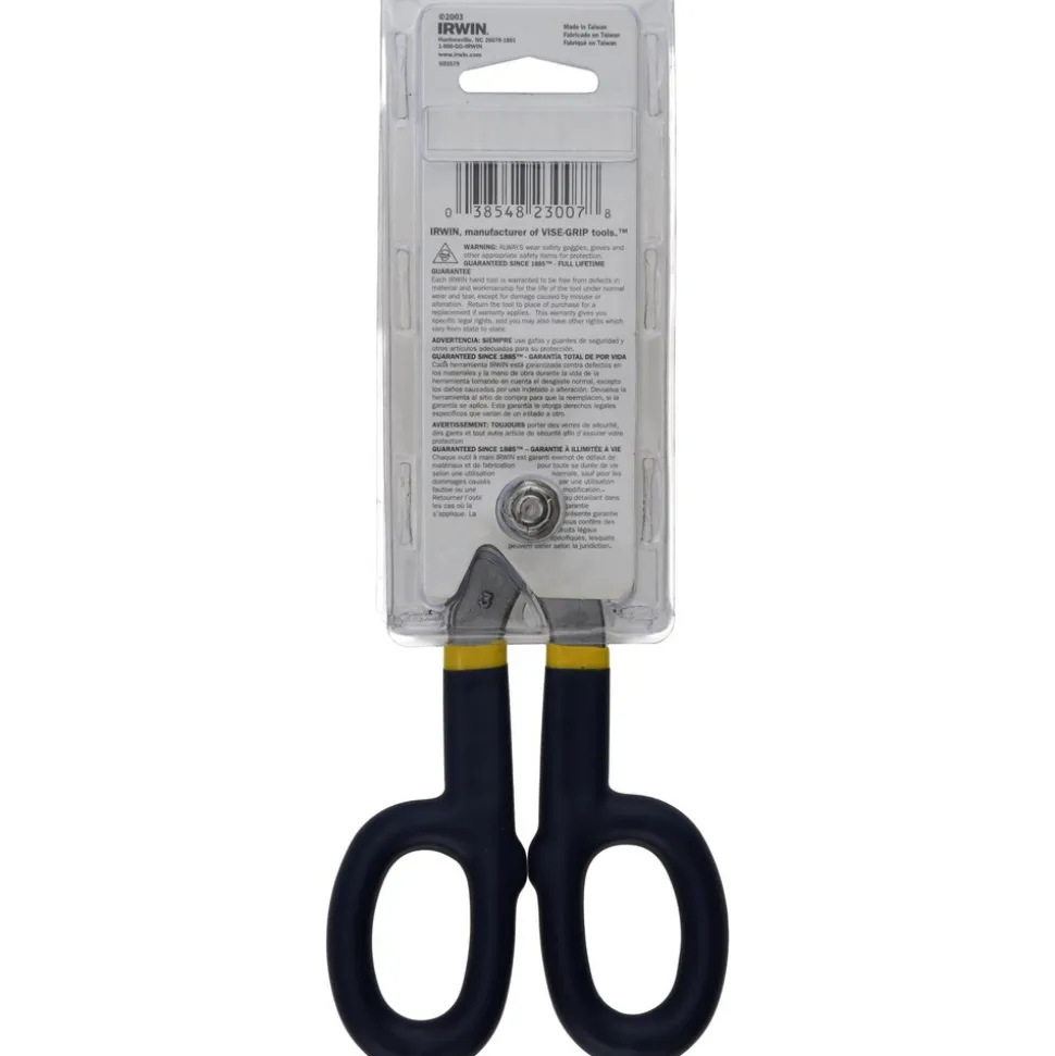 Tinner's Snips: 7" OAL, 1-1/2" LOC