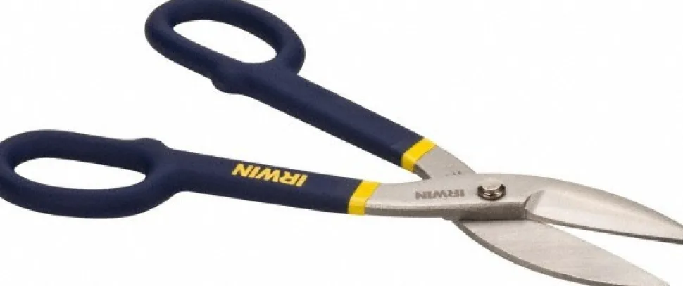 Tinner's Snips: 12-3/4" OAL, 2-3/4" LOC