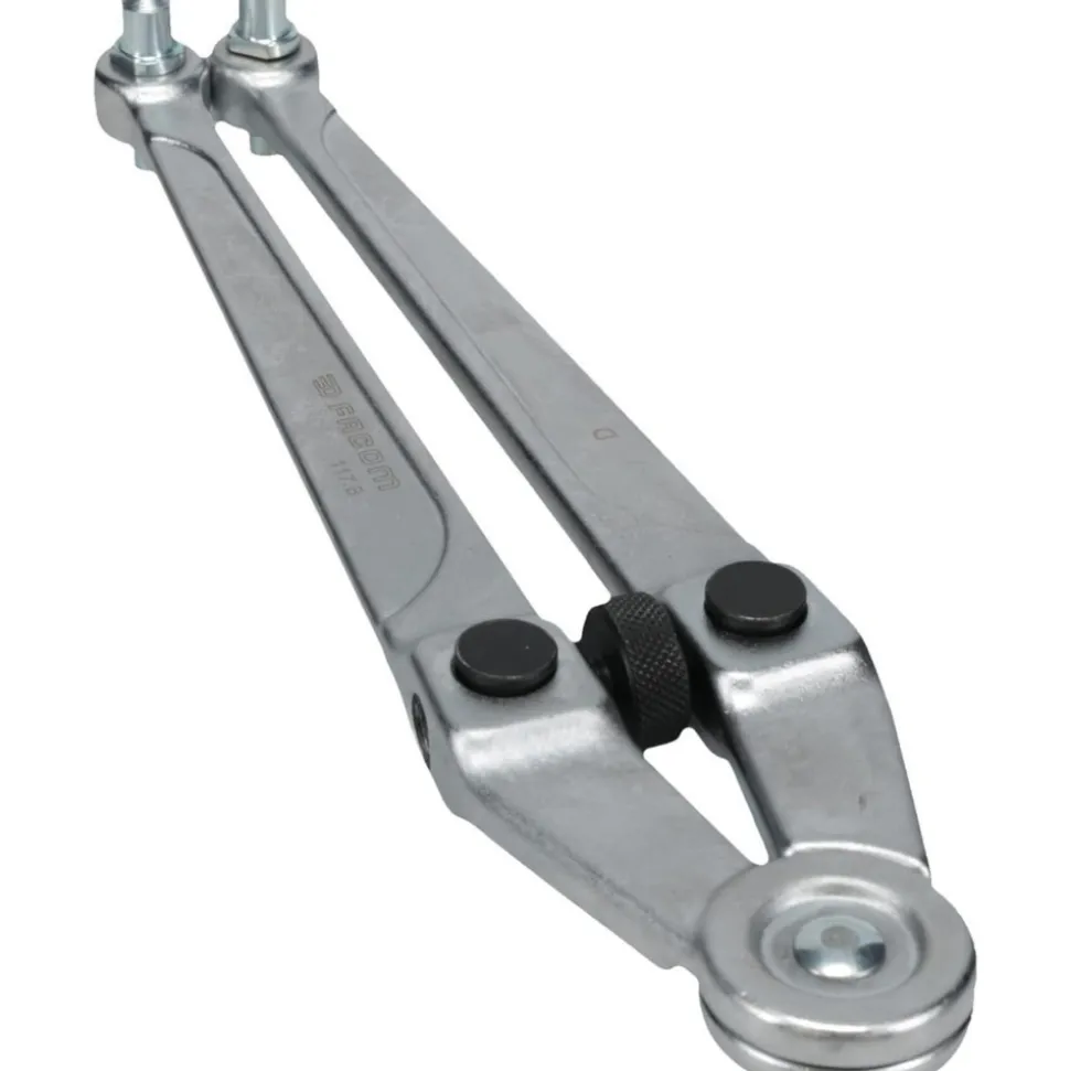 25/32" to 4" Capacity, Satin Chrome Finish, Adjustable Face Spanner Wrench