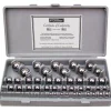 1/8 to 1" Dia, Chrome Steel, Gage Ball Set