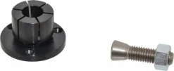0.9 to 1.39" Expansion Dia, 5,900 Lb Holding Force, 8-32 Mounting Screw, 1/2-13 Center Screw, Mild Steel ID Expansion Clamps