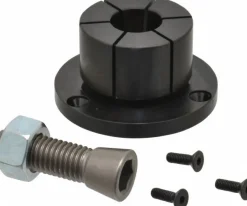 1.15 to 2.03" Expansion Dia, 10,000 Lb Holding Force, 10-32 Mounting Screw, 5/8-11 Center Screw, Mild Steel ID Expansion Clamps