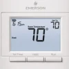 50 to 99°F, 1 Heat, 1 Cool, Digital Programmable Thermostat
