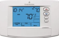 45 to 99°F, 4 Heat, 2 Cool, Premium Commercial Digital 7 Day Programmable Universal Multi-Stage or Heat Pump Thermostat