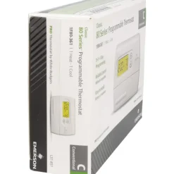 45 to 90°F, 1 Heat, 1 Cool, Standard Digital 5+1+1 Programmable Single Stage Thermostat