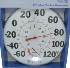 -40 to 120°F, Window and Wall Thermometer