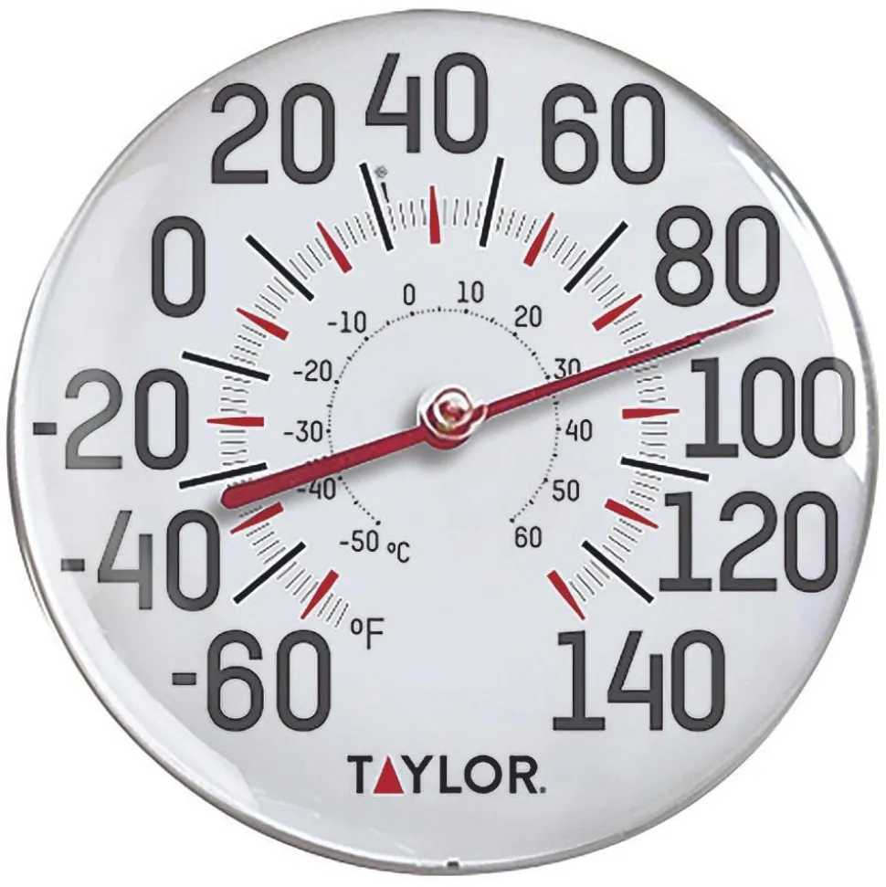 -40 to 120°F, Window and Wall Thermometer