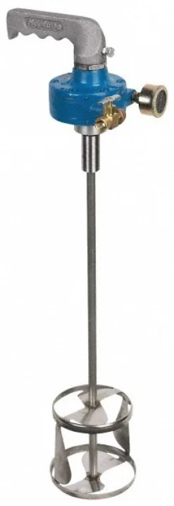 50 to 55 Gallon Mixing Capacity, 1/4 to 1/2 hp, Handheld, Air Powered Mixer