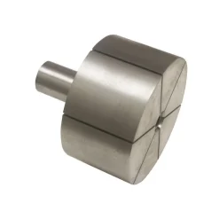 3/4 to 3-3/4" Grip, 3-3/4" Face Dia, 2" Body Length, Ledloy, Expanding Lathe Mandrel