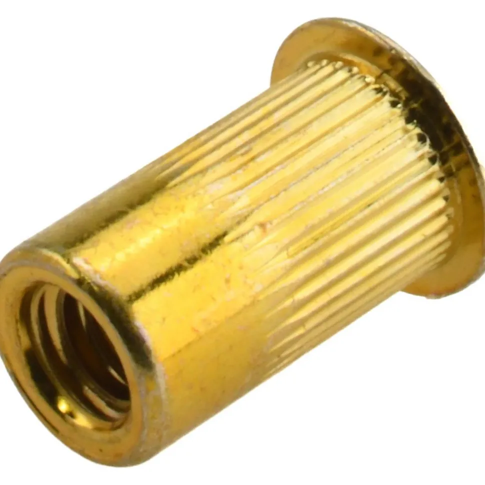 1/4-20, 0.165 to 0.26" Grip, Steel Standard Rivet Nut