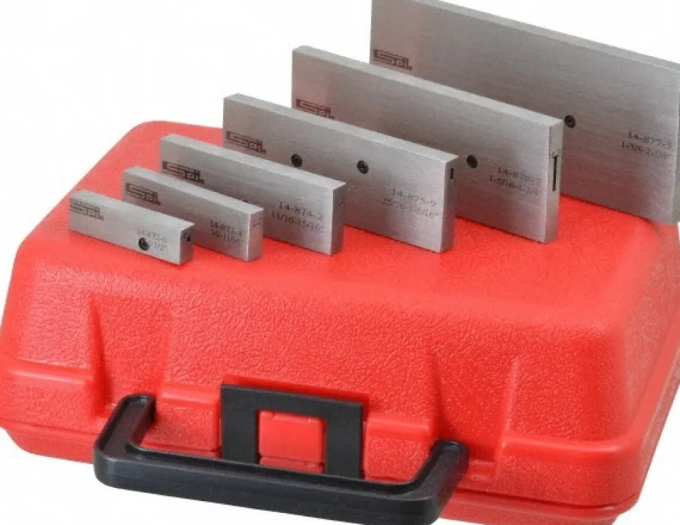 3/8 to 2-1/4 Inch Adjustable Parallel Set