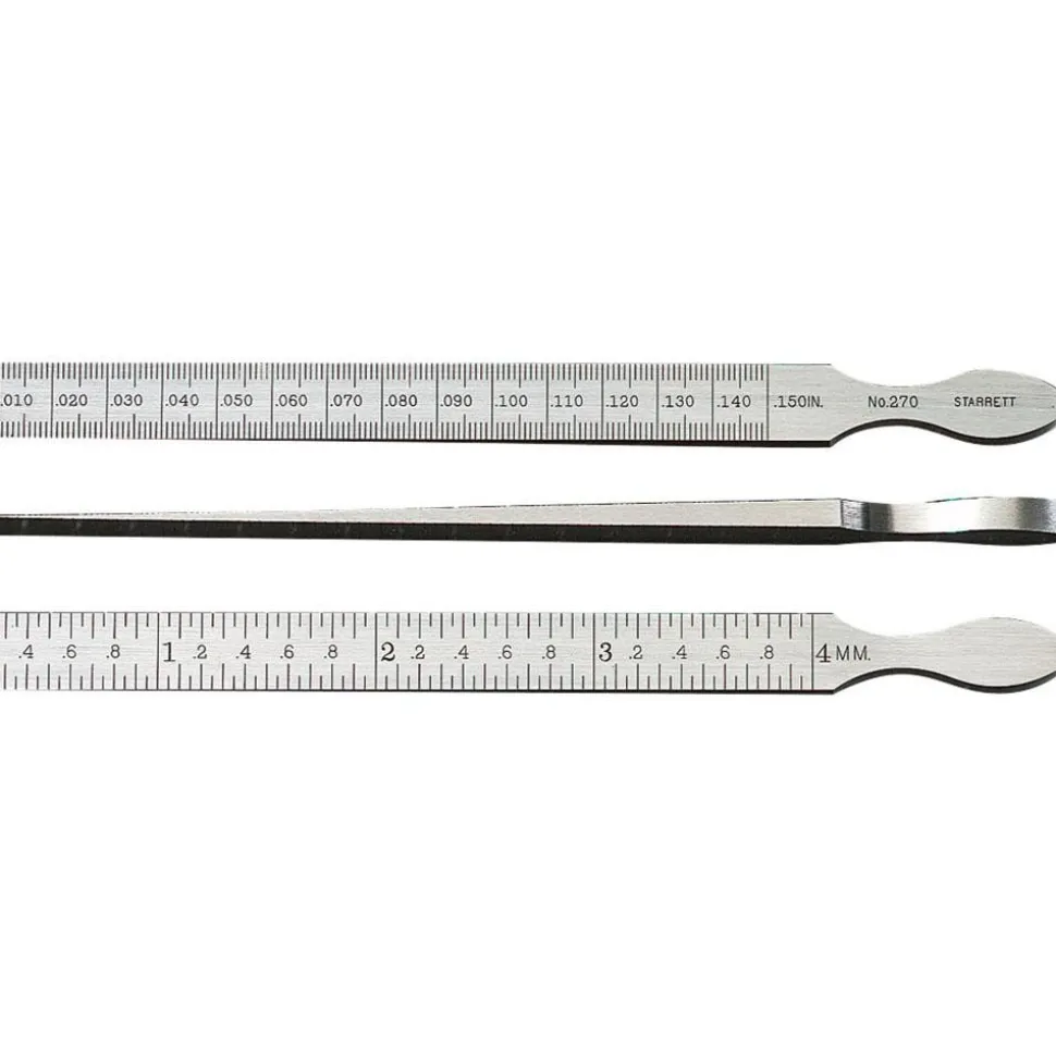0.01 to 0.15 Inch Measurement, 1 Leaf Taper Gage