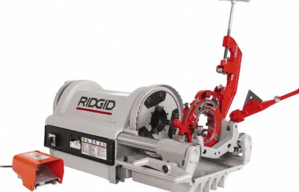 1/4 to 4 Inch Pipe, 36 RPM Spindle Speed, 1-1/2 hp, Pipe Threading Machine