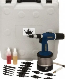 #8 to 3/8", 4 mm to 10 mm, Pneumatic Rivet Nut Tool Kit