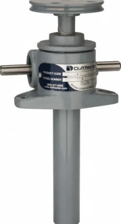 1 Ton Capacity, 6" Lift Height, Upright Mechanical Screw Actuator