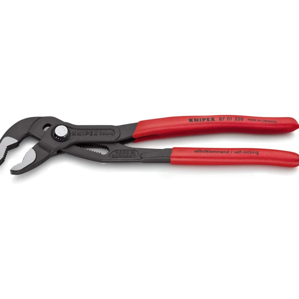 Tongue & Groove Plier: 1-1/4" Cutting Capacity, Standard Jaw