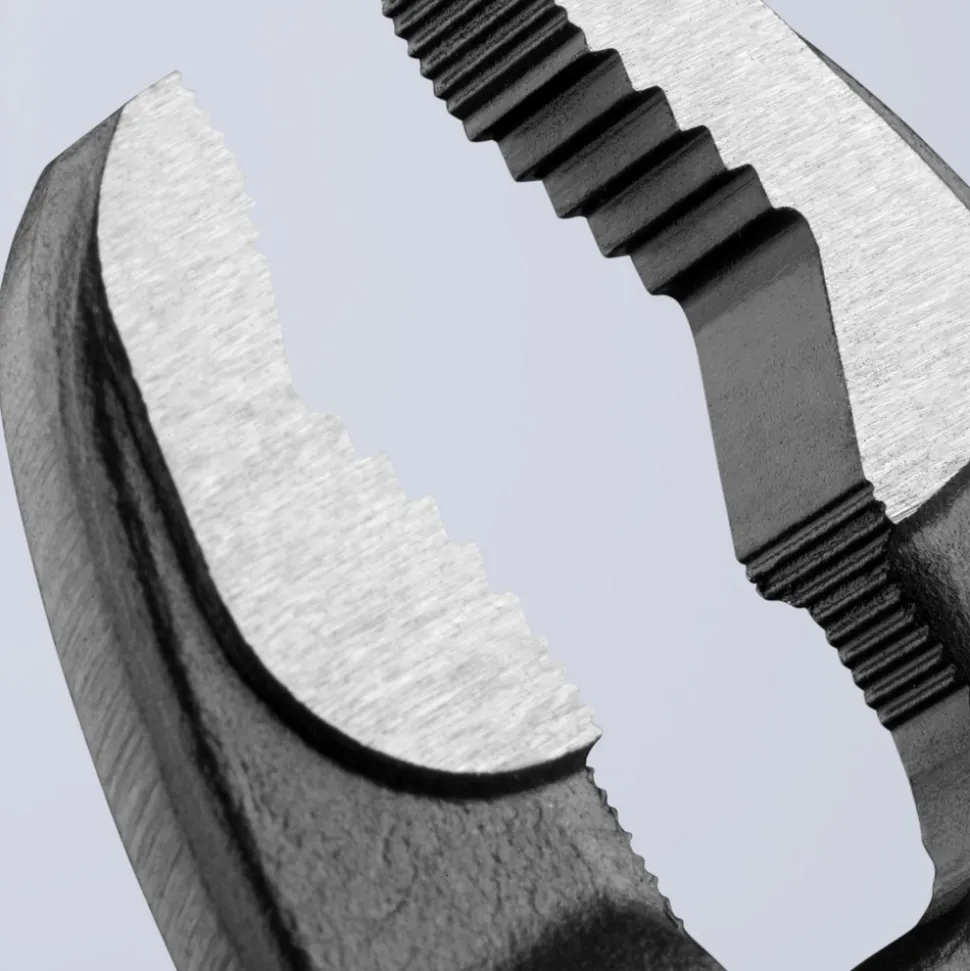 Tongue & Groove Plier: 1-1/4" Cutting Capacity, Standard Jaw