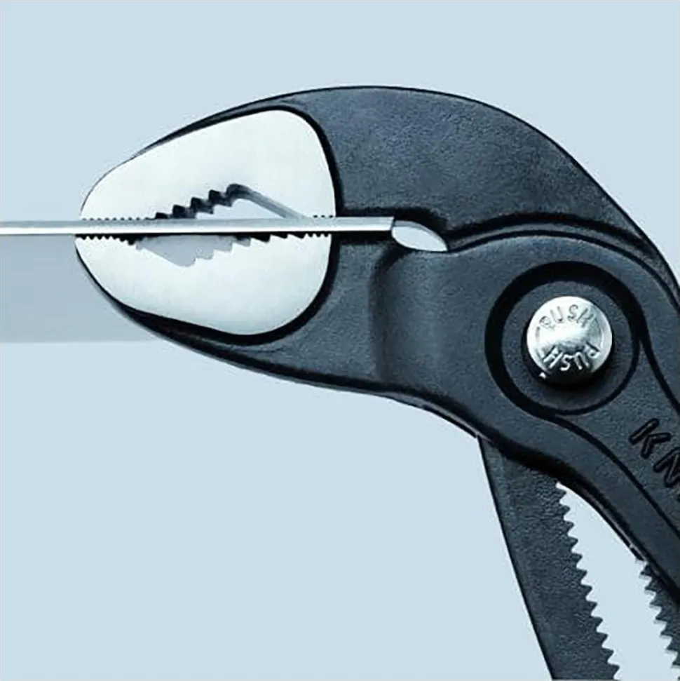 Tongue & Groove Plier: 1-1/4" Cutting Capacity, Self-Gripping Jaw
