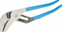 Tongue & Groove Plier: 16-1/2" OAL, 4-1/4" Cutting Capacity, Standard Jaw