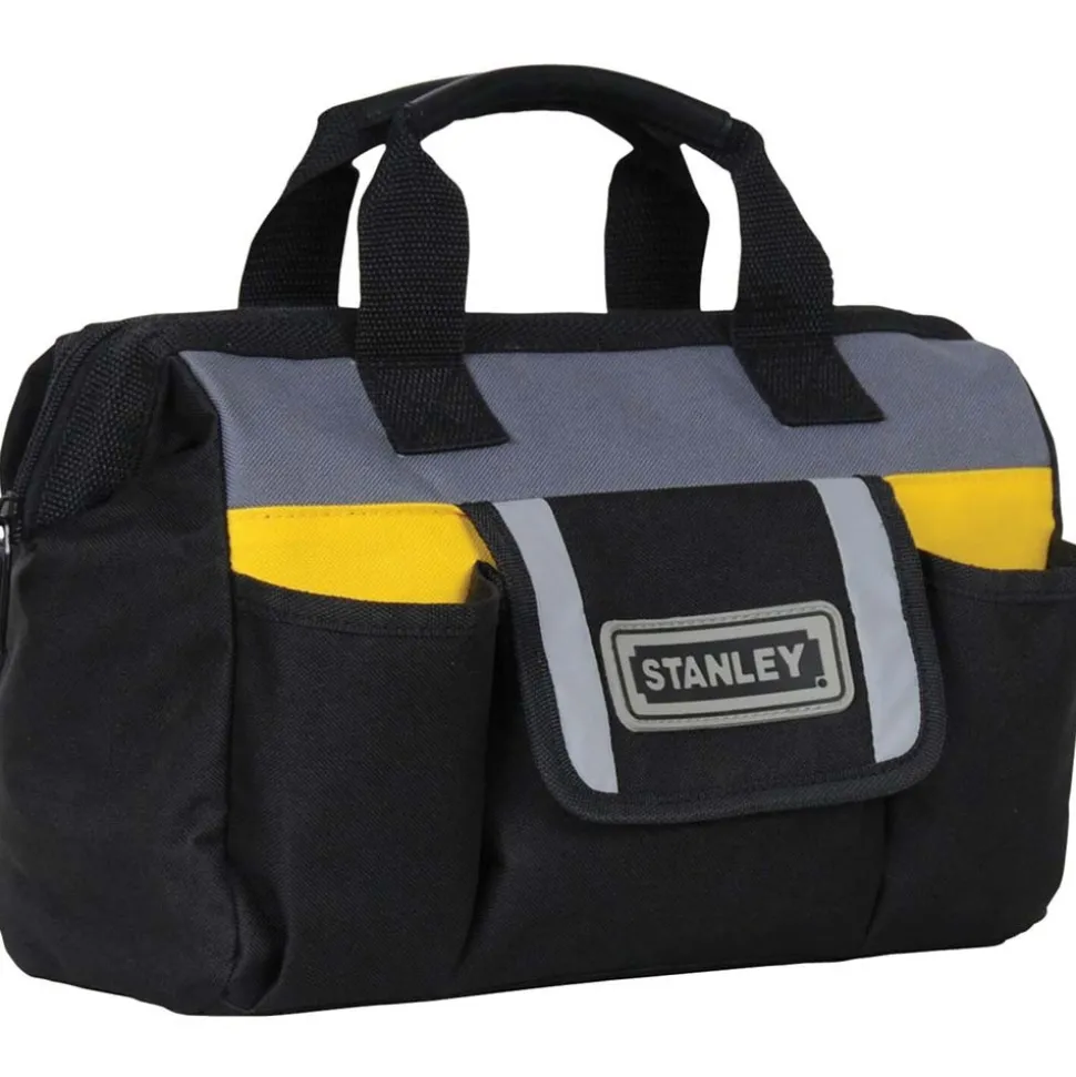 Tool Bag: 3 Pocket, 5-7/64" Wide, 11-29/32" Deep, 9-29/32" High