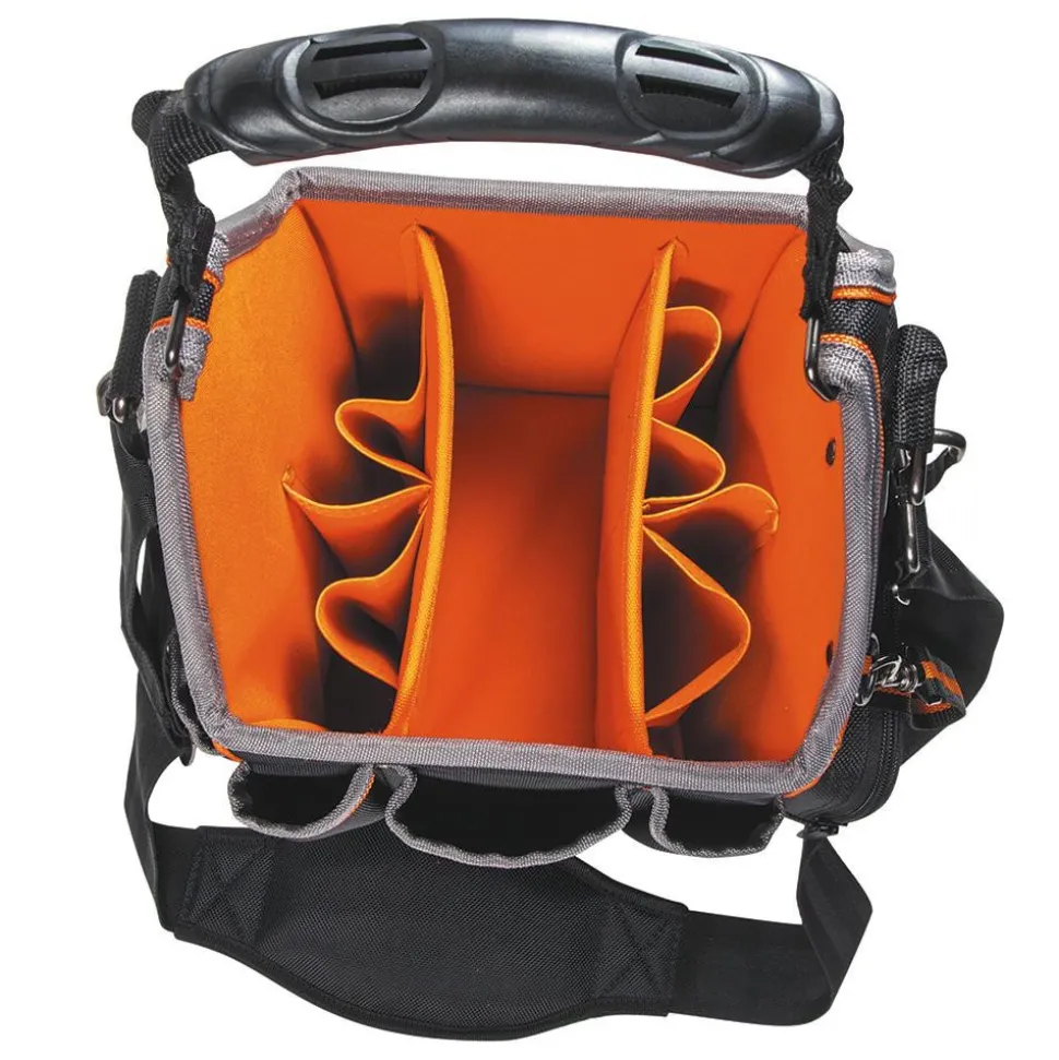 Tool Bag: 20 Pocket, 8-3/4" Wide, 8-3/4" Deep, 17" High