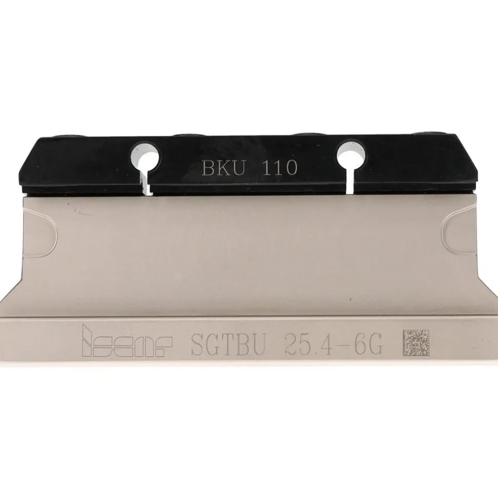 Tool Block Style SGTBU, 1.26" Blade Height, 4.33" OAL, 1.95"& OAH, Indexable Cutoff Blade Tool Block