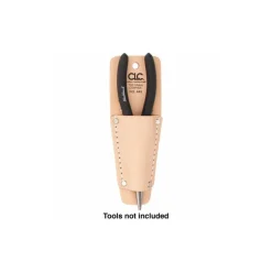 Tool Pouch: 1 Pocket, Leather, Tan