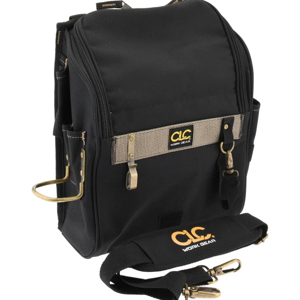 Tool Pouch: 21 Pockets, Polyester, Black