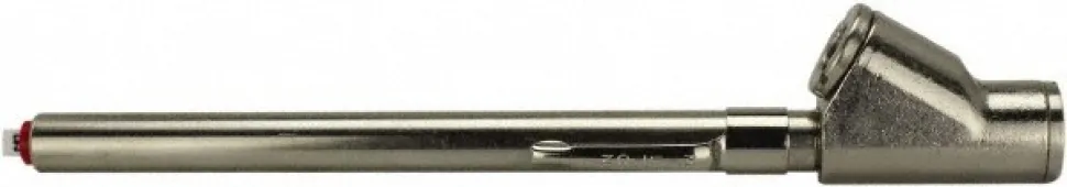 20 to 120 psi Pencil Straight Foot Dual Head Tire Pressure Gauge