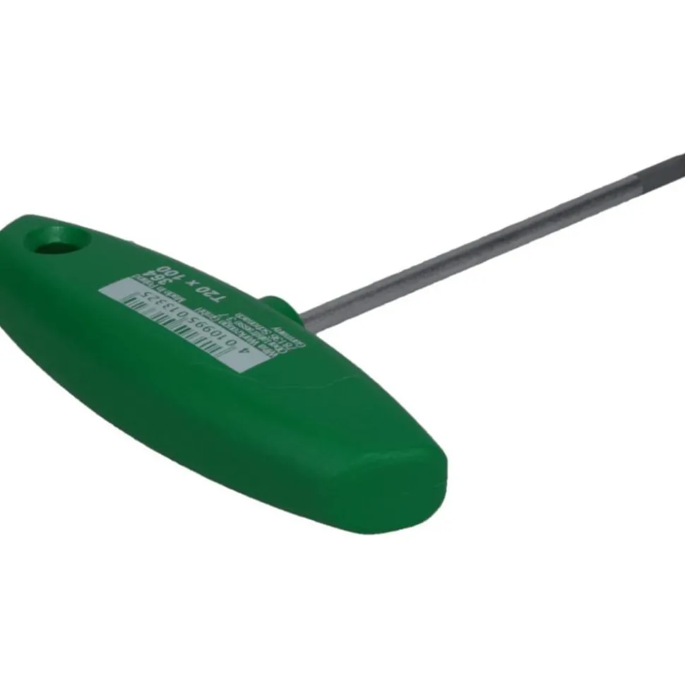Torx® Key: T-Handle, T20, Chrome-Plated