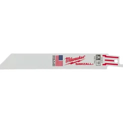 6" 18 TPI SAWZALL® Blade for Medium Metal, 5-Pack
