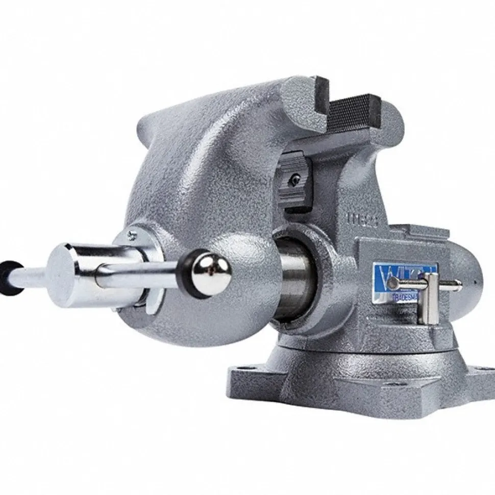Tradesman 1765 Bench & Pipe Combination Vise: 6-1/2" Jaw Width, 6 in Jaw Opening, 4-1/4 in Throat Depth