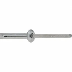 Tri Folding Blind Rivet: Size 640, Dome Head, Aluminum Body, Aluminum Mandrel