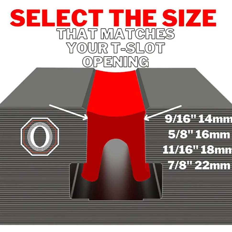 T-Slot Cover: 5/8" x 20', for All Milling Machines