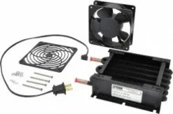 3/8" Tube OD, 1 Fan Mount, Liquid-To-Air Copper Tubed Process Equipment Heat Exchanger