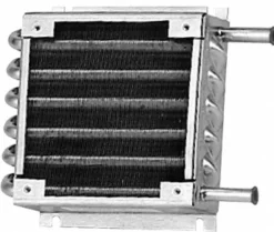 3/8" Tube OD, 1 Fan Mount, Liquid-To-Air Stainless Steel Tubed Process Equipment Heat Exchanger