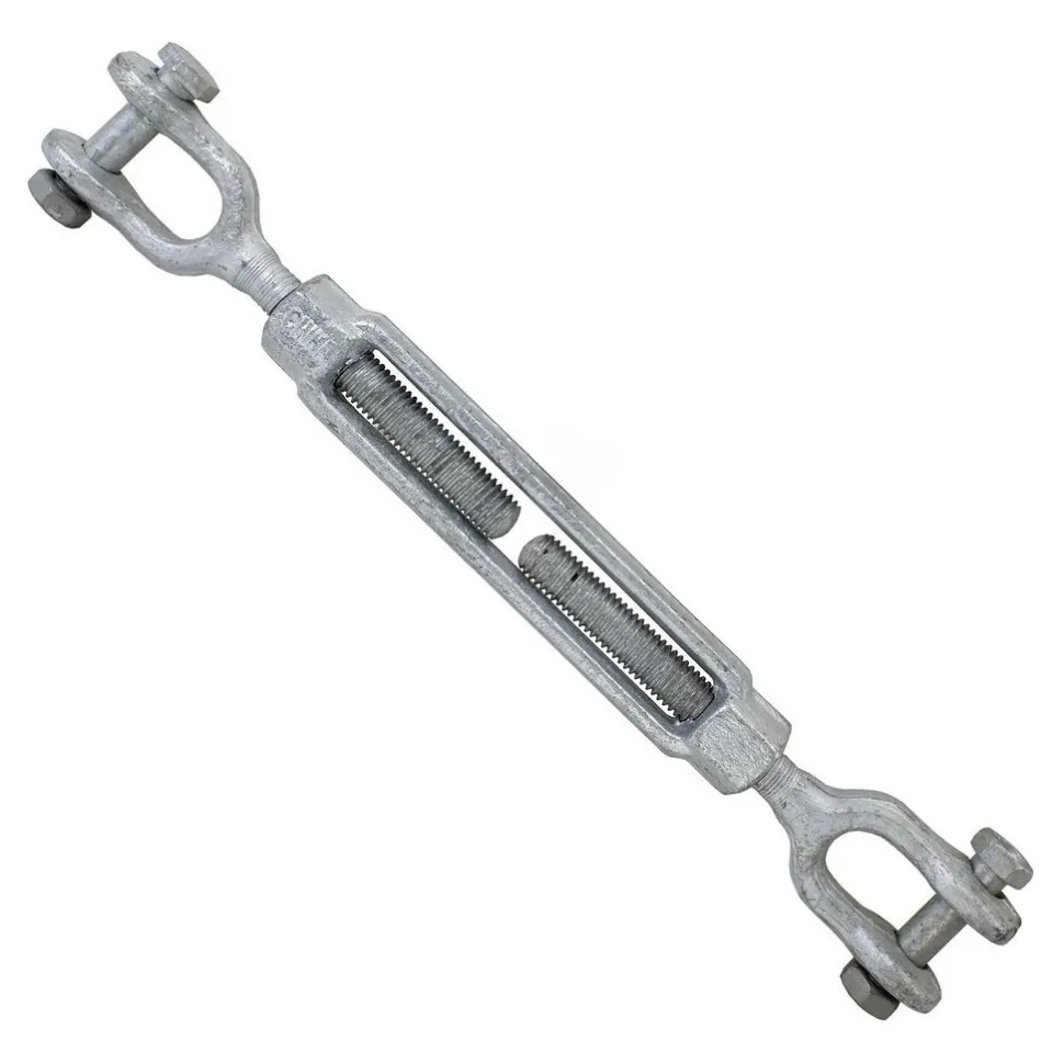 Turnbuckles: Turnbuckle Type: Jaw & Jaw; Thread Size: 1/2-6 in; Turn-up: 6