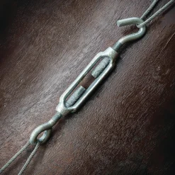 Turnbuckles: Turnbuckle Type: Eye & Eye; Thread Size: 1/4 in; Turn-up: 7.625