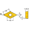 Turning Insert: DCGT32.51-UM 1115, Carbide
