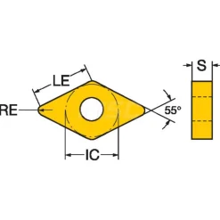 Turning Insert: DNMG432-PM 4425, Carbide