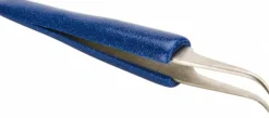 4.5" Tweezers: Style 7, Stainless Steel, Comfort Grip, Anti-Magnetic, Anti-Acid